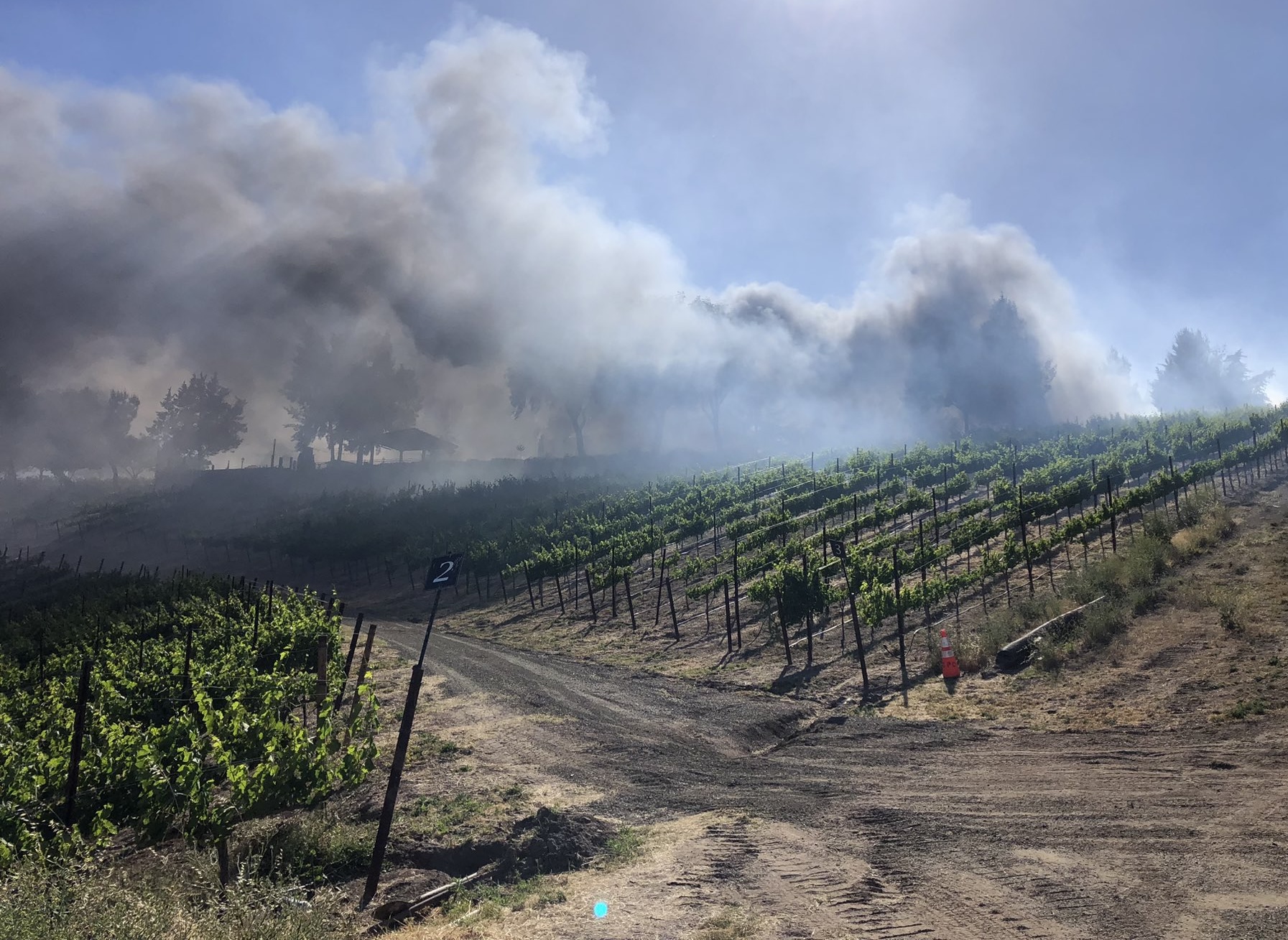 Several fires burn in San Luis Obispo County