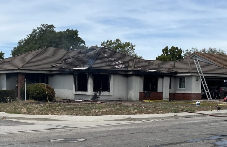 Man arrested for setting his house on fire in Orcutt
