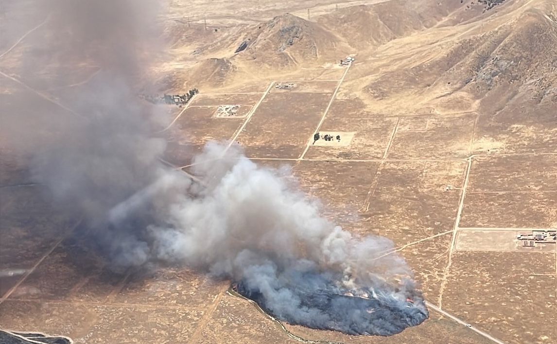 Fire burns about 30 acres in California Valley