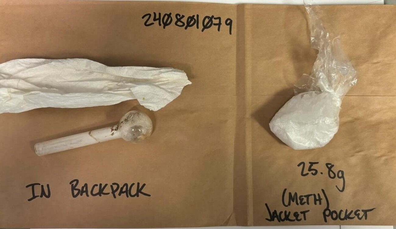 SLO police arrest bicyclist with more than 25 grams of meth