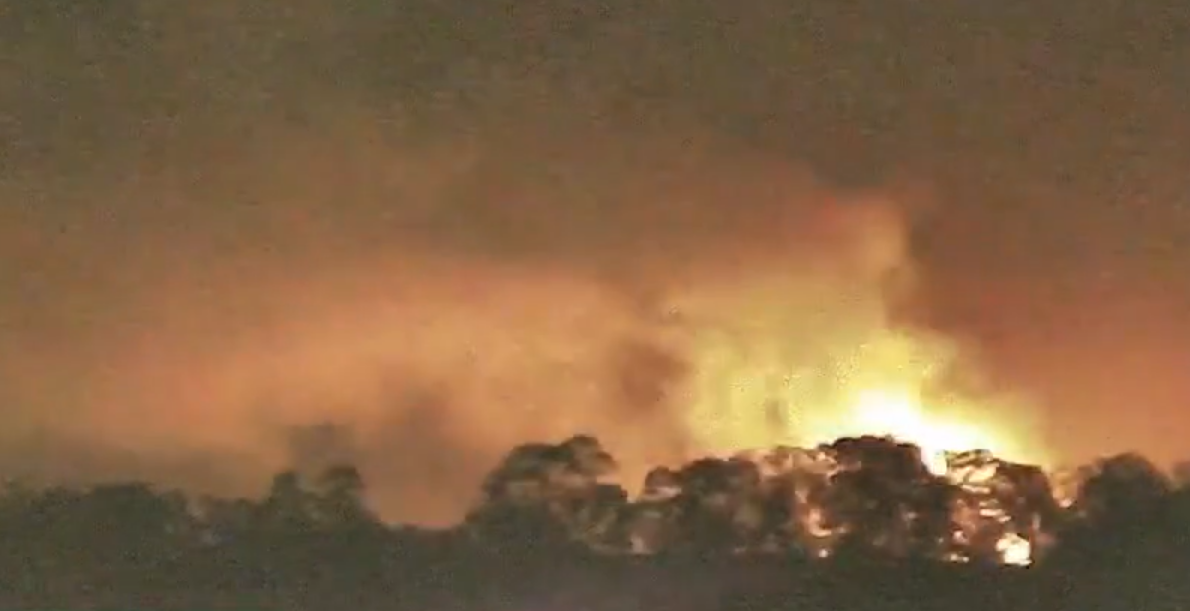 Fire rages at Vistra battery storage facility in Moss Landing