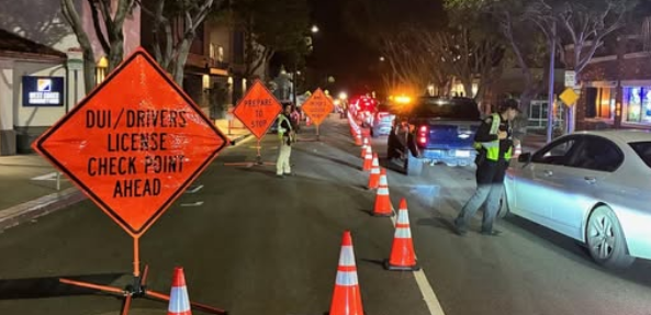 Three arrested at DUI checkpoint in San Luis Obispo