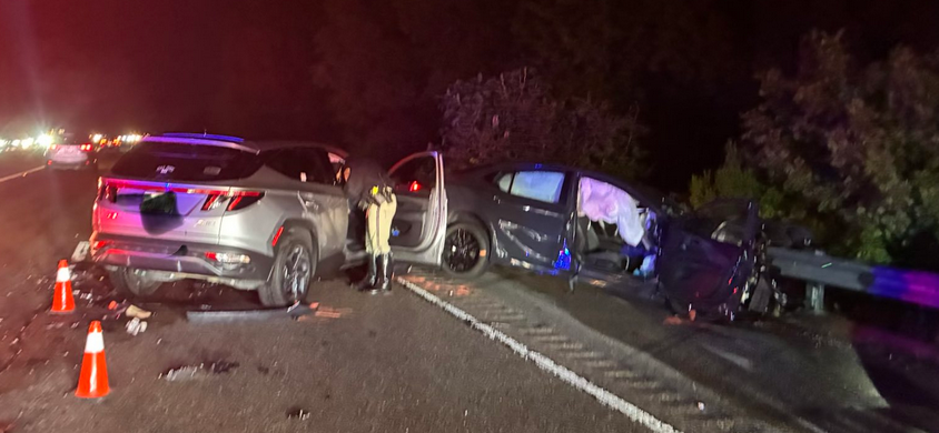Five hospitalized after multi-car crash near San Luis Obispo