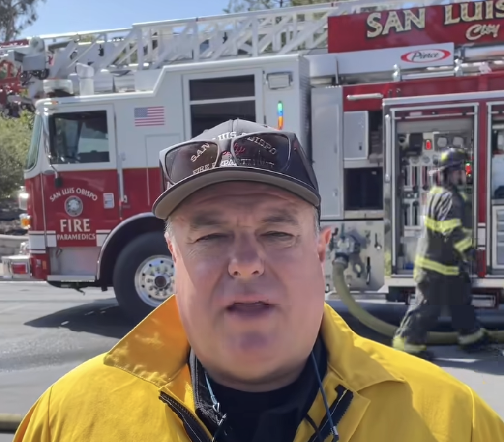 Battery fire in San Luis Obispo injures one person