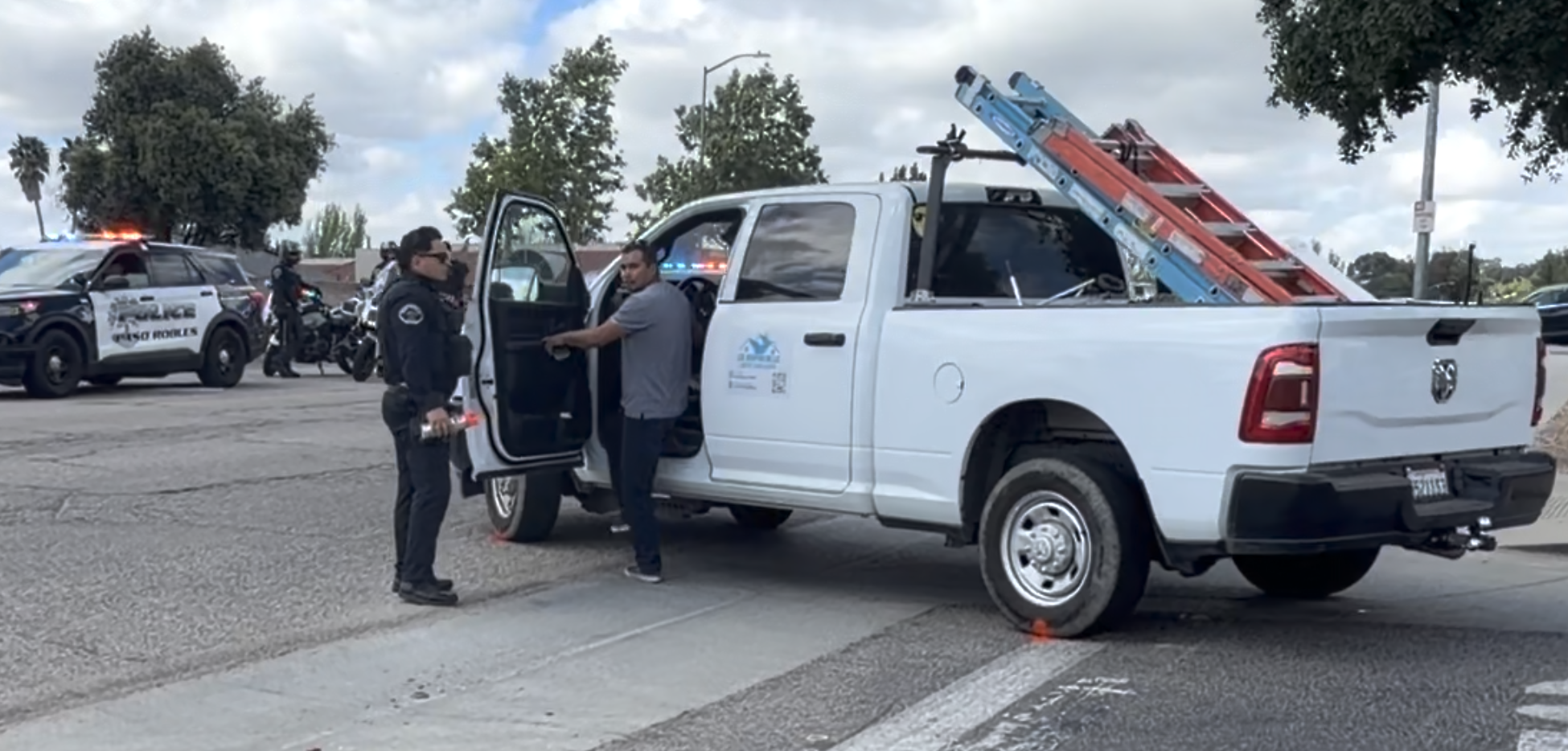 Truck strikes and injures pedestrian in Paso Robles