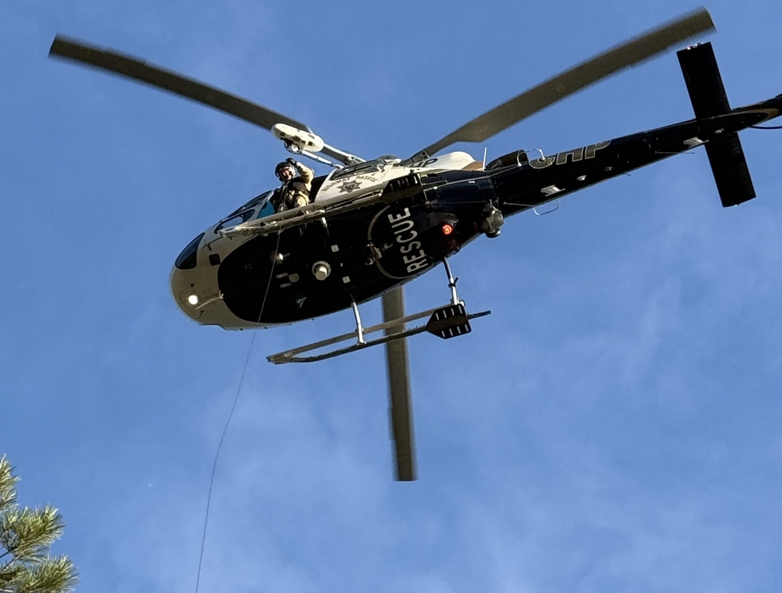 Injured person airlifted after fall near Lopez Lake
