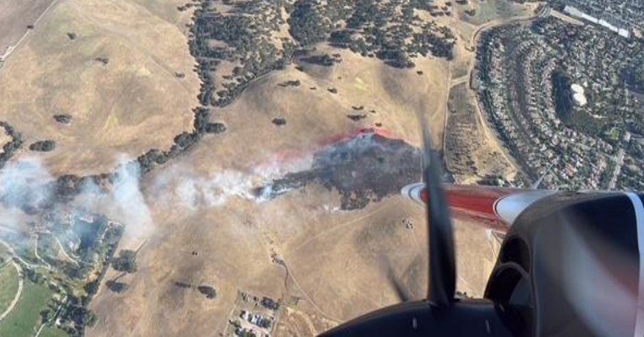 Mowing eguipment ignites fire in Paso Robles