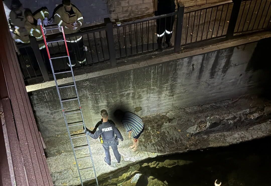 Police rescue drunk man from creek in downtown San Luis Obispo