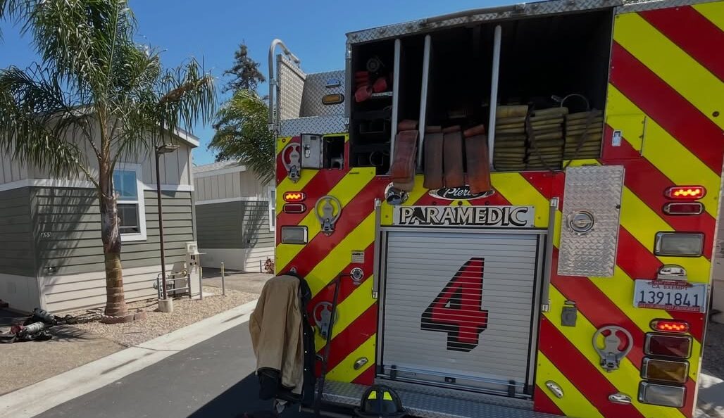 Mobile home fire in San Luis Obispo displaces one person
