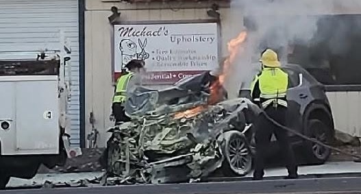 Driver hits parked car in Atascadero causing injuries, road closure
