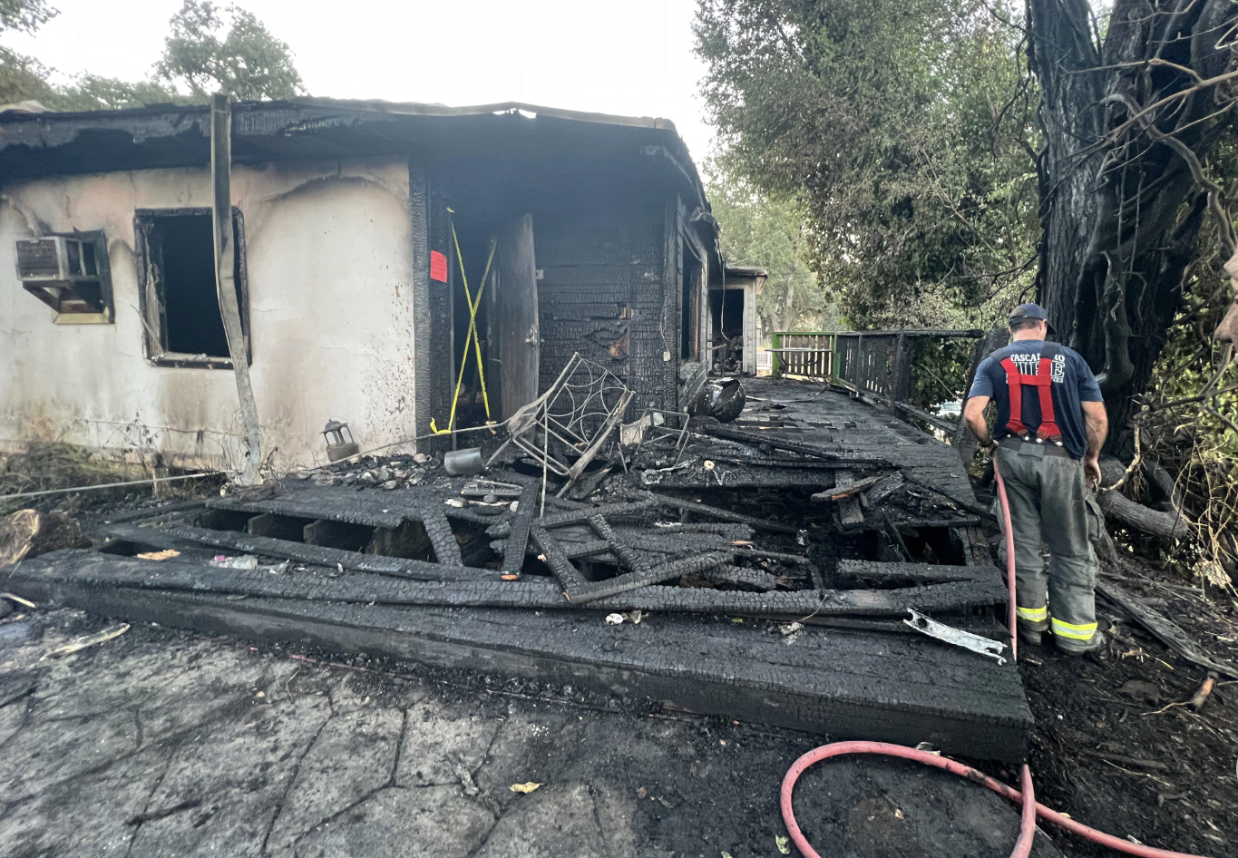 Fire destroys Atascadero home, family displaced