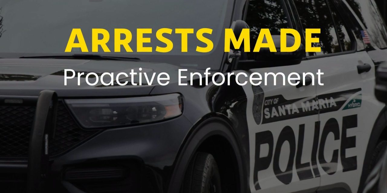 Santa Maria police arrest alleged serial burgar