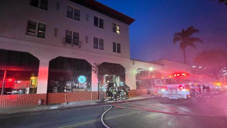 Fire extinguished at downtown San Luis Obispo business, 39 units evacuated