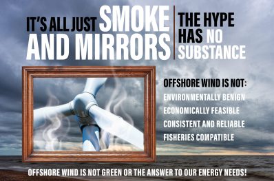 Offshore wind proponents offer smoke and mirrors