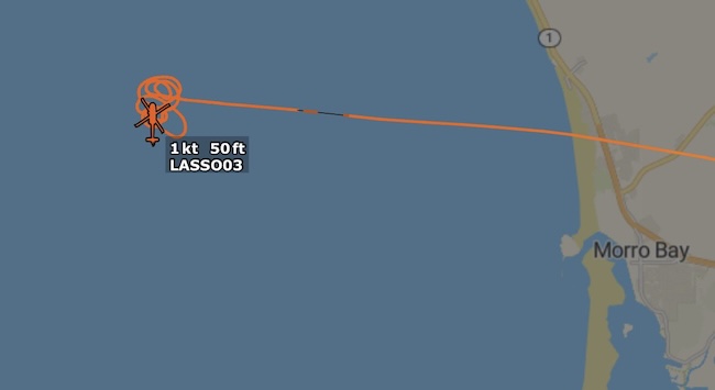 Military training jet crashes into ocean near Morro Bay