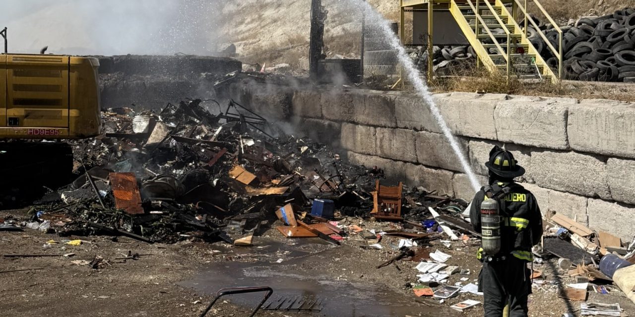 Fire at landfill near Atascadero possibly caused by lithium-ion batteries