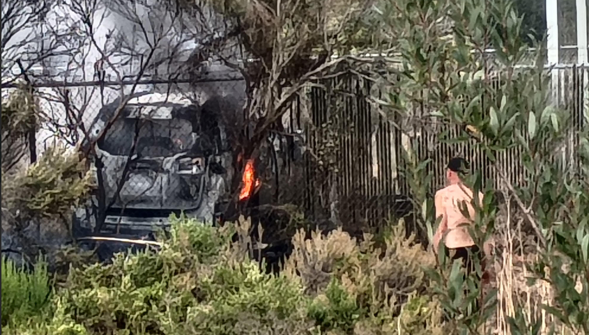 Arson suspected in San Luis Obispo fire that burned vehicles