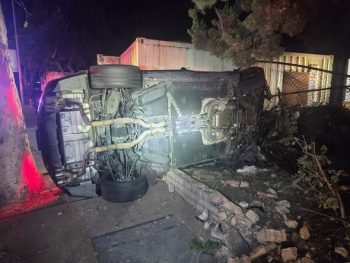 Wrong way driver crashes into storage container in San Luis Obispo